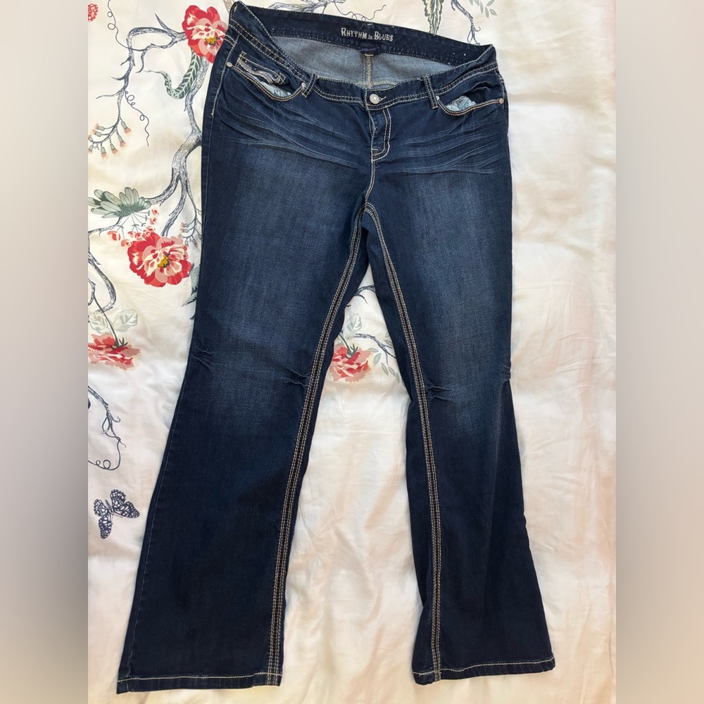 Women's Rhythm in Blue Dark Blue Jeans